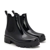 Women's Short Waterproof Chelsea Rain Boot