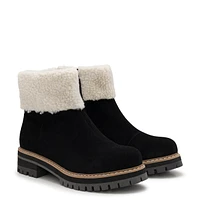 Women's Sherpa Collar Winter Ankle Bootie