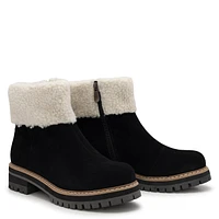 Women's Sherpa Collar Winter Ankle Bootie