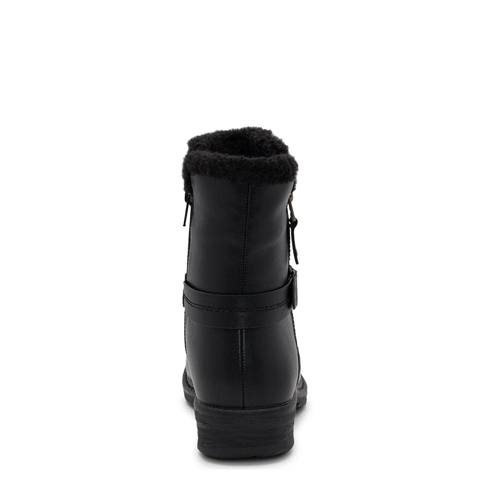 Women's Denver-01 Waterproof Winter Short Moto Boot