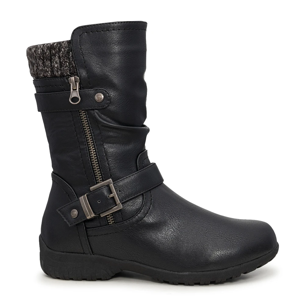 Sierra Waterproof Wide Width Moto Winter Boot