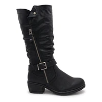 Women's Jasper Wide Waterproof Moto Winter Boot