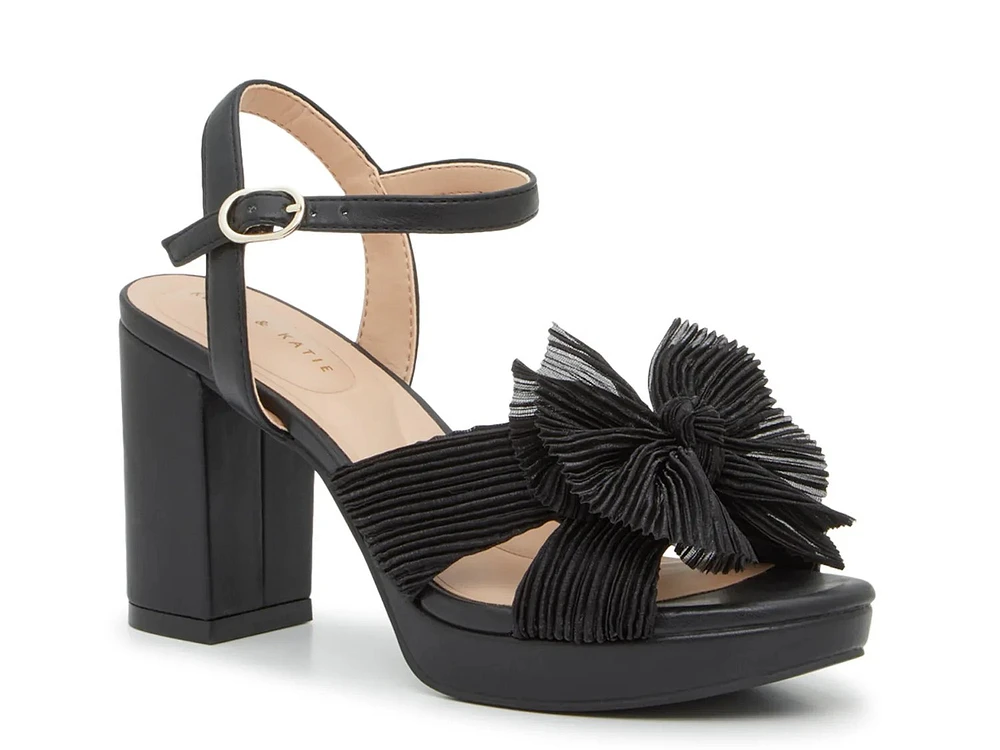 Heather Platform Evening Sandal