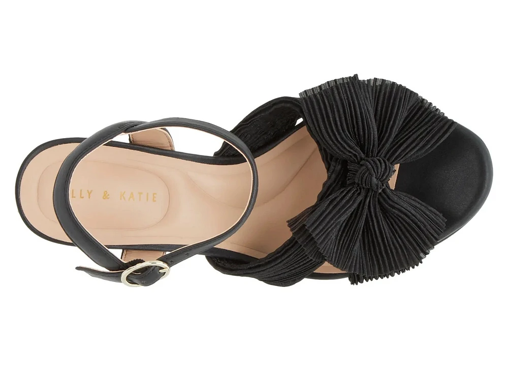 Heather Platform Evening Sandal