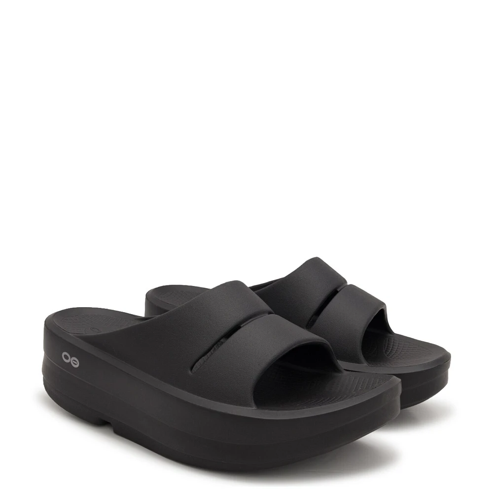 Women's OOmega OOahh Luxe Platform Slide Sandal