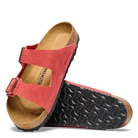 Women's Arizona Suede Embossed Narrow Width Slide Sandal