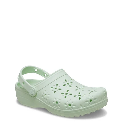 Unisex Classic Floral Cut-Out Clog