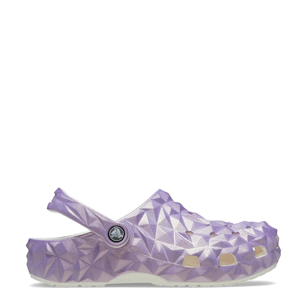 Unisex Classic Iridescent Geometric Clog