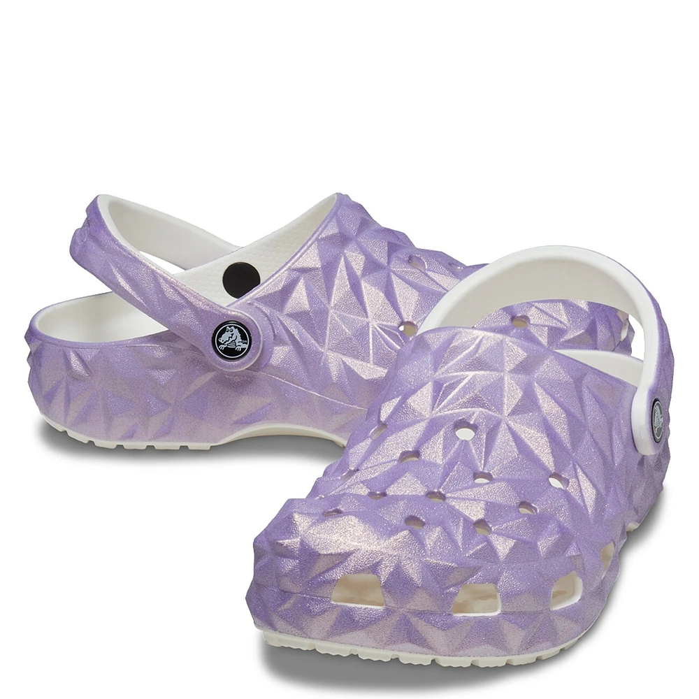 Unisex Classic Iridescent Geometric Clog