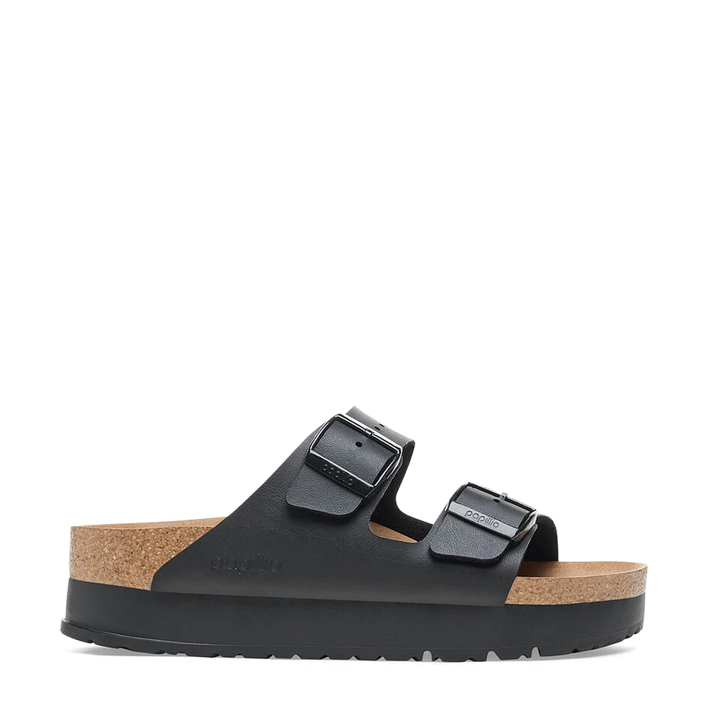 Women's Arizona Flex Platform Vegan Slide Sandal by Papillio