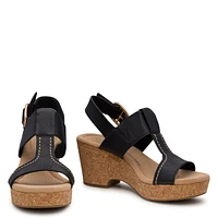 Giselle H Strap Wedge Sandal