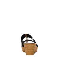 Krissy Wedge Elastic Sandal