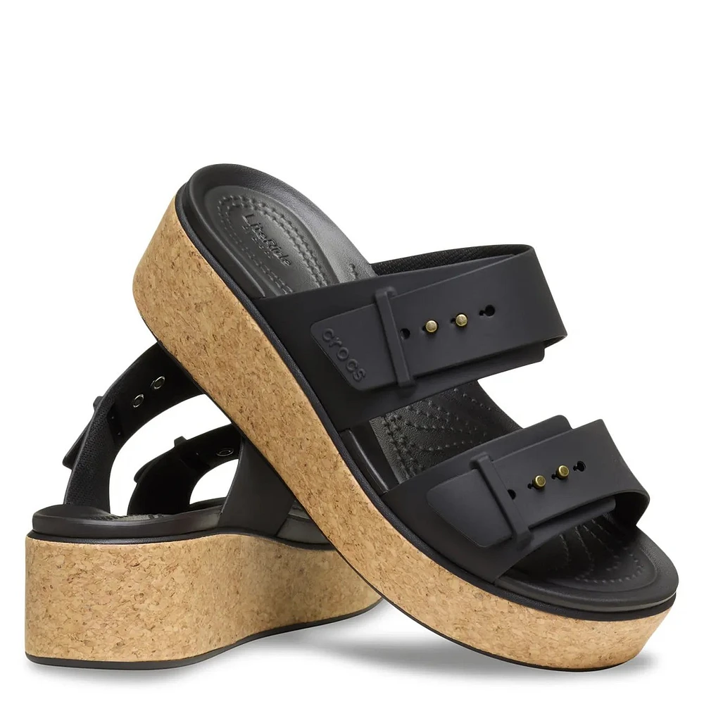 Women's Brooklyn Cork Buckle Wedge Sandal