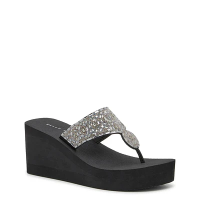 Women's Zeena Shimmer Wedge Sandal
