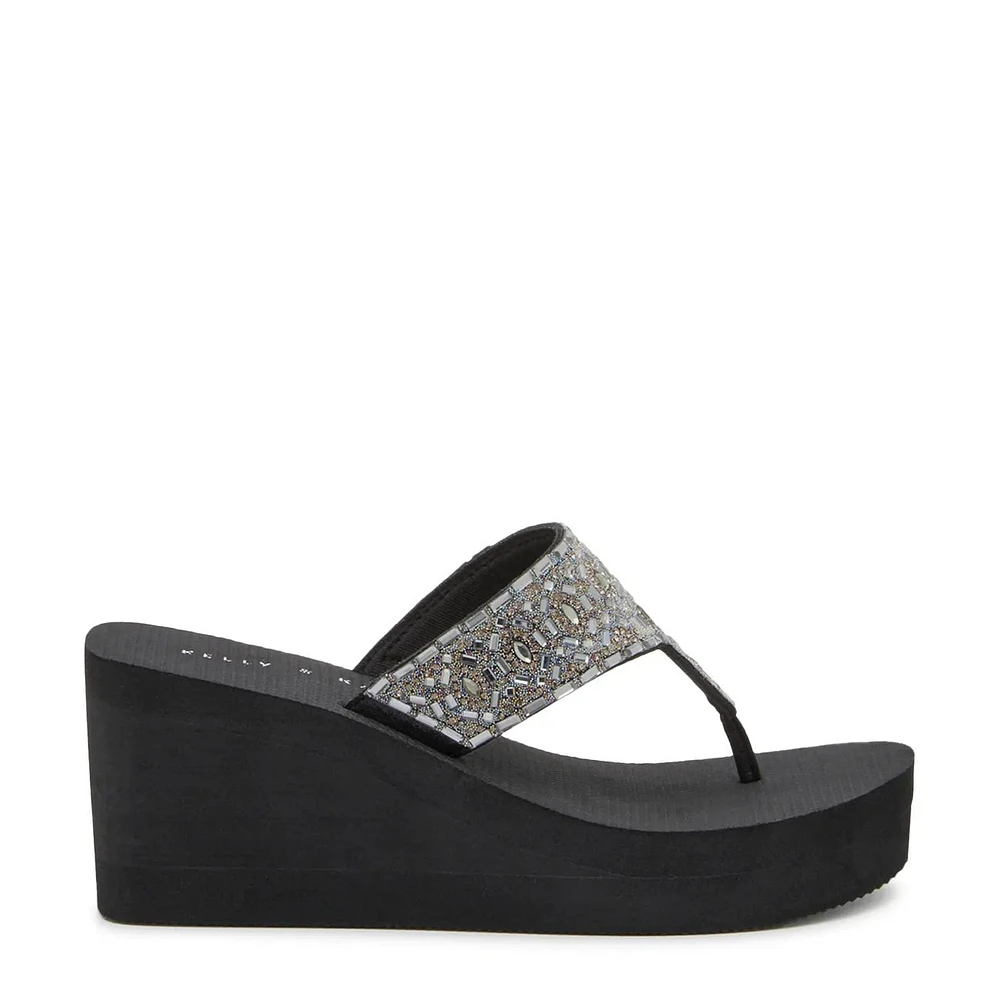 Women's Zeena Shimmer Wedge Sandal