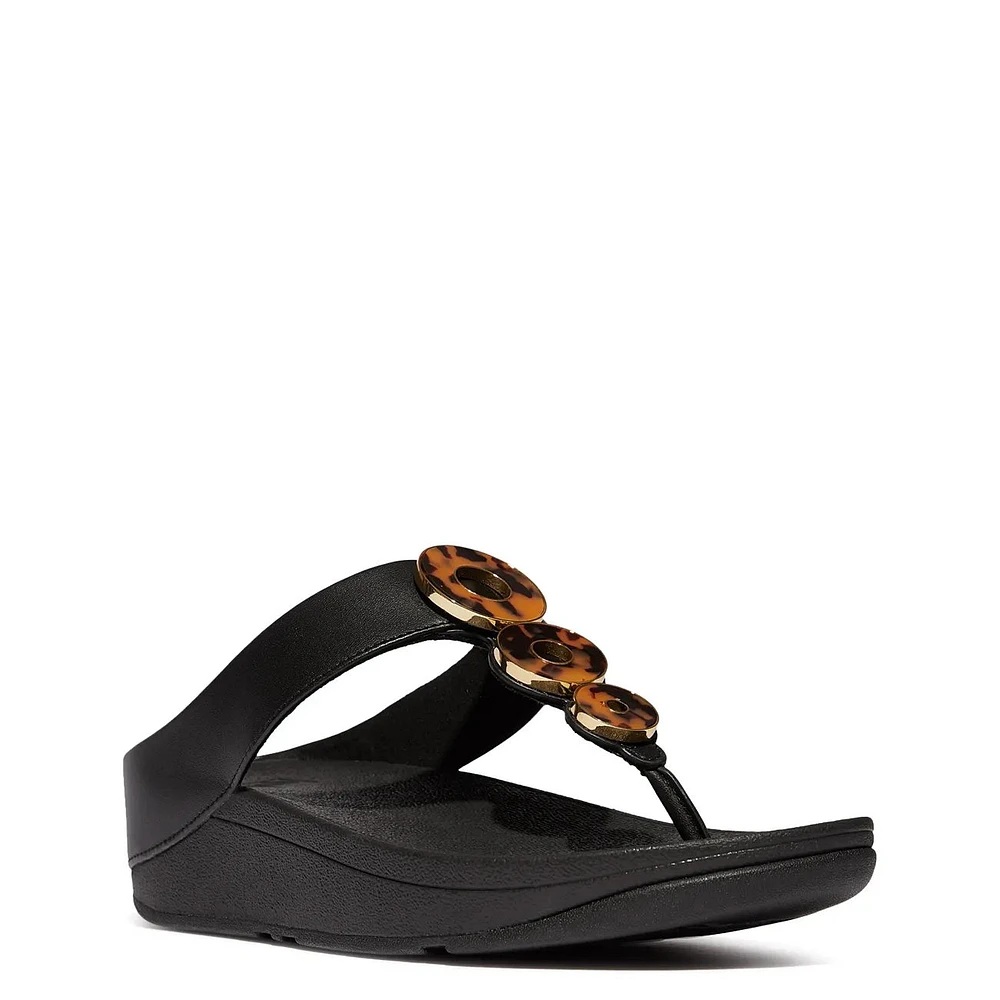Women's Fino Resin Hoop Toe-Post Sandal