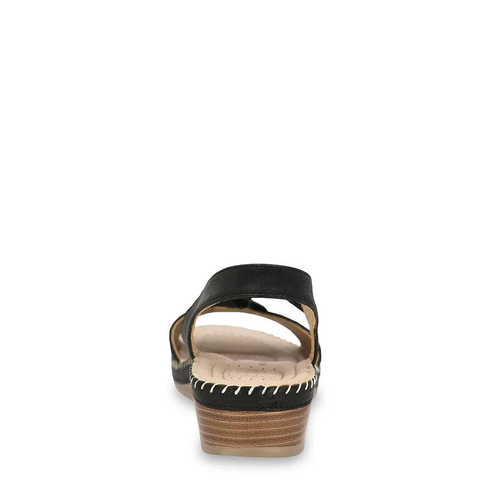 Women's Gabriella-01 Wide Width Wedge Sandal