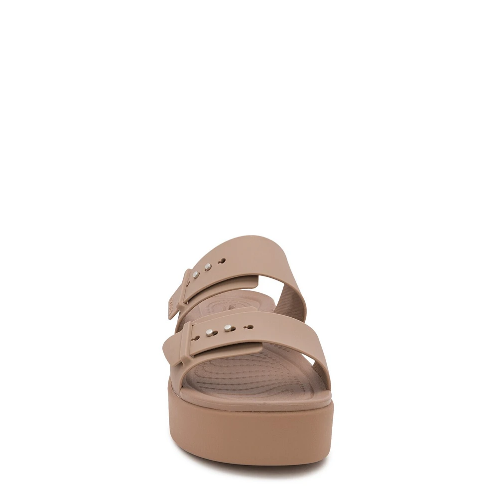 Women's Brooklyn Buckle Low Wedge Sandal