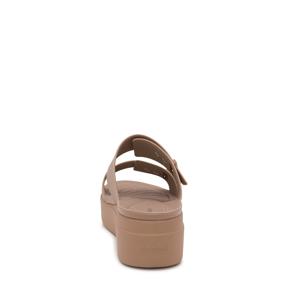 Women's Brooklyn Buckle Low Wedge Sandal