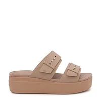 Women's Brooklyn Buckle Low Wedge Sandal