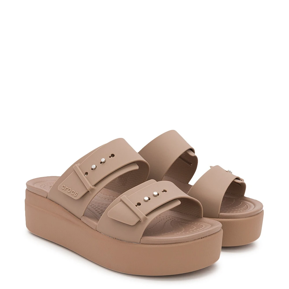 Women's Brooklyn Buckle Low Wedge Sandal