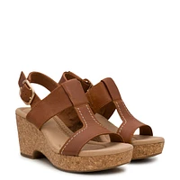 Giselle H Strap Wedge Wide Width Sandal