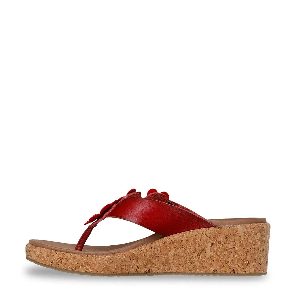Cali Arch Fit Beverlee Rare Blossom Wedge Sandal