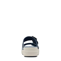 Women's Drift Buckle Wide Width Wedge Sandal