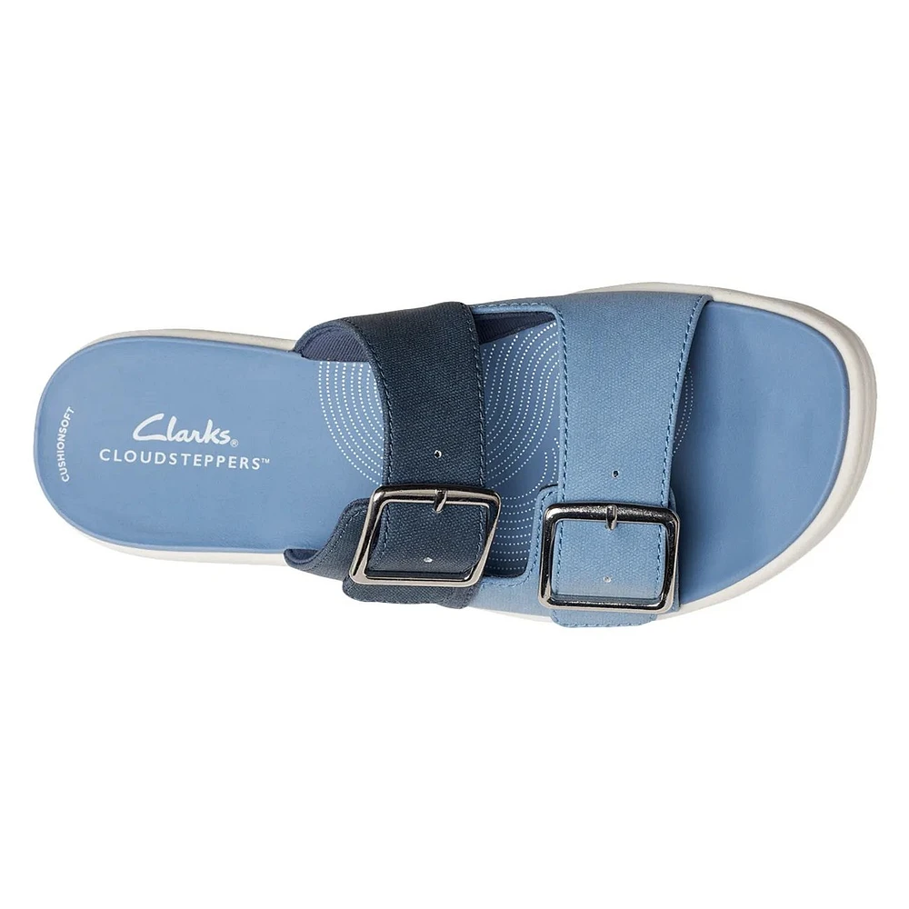 Women's Drift Buckle Wide Width Wedge Sandal