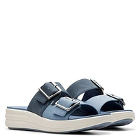 Women's Drift Buckle Wide Width Wedge Sandal