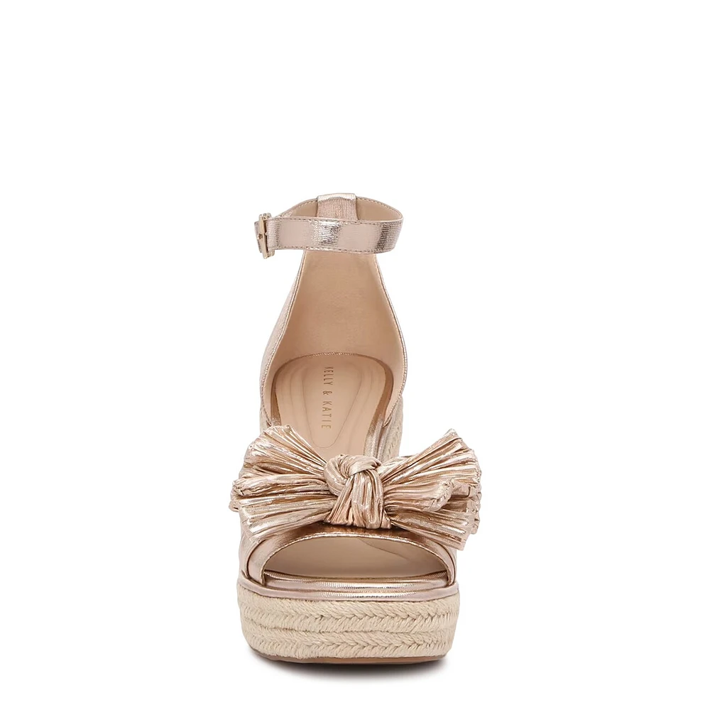 Ibrina Bow Wedge Sandal