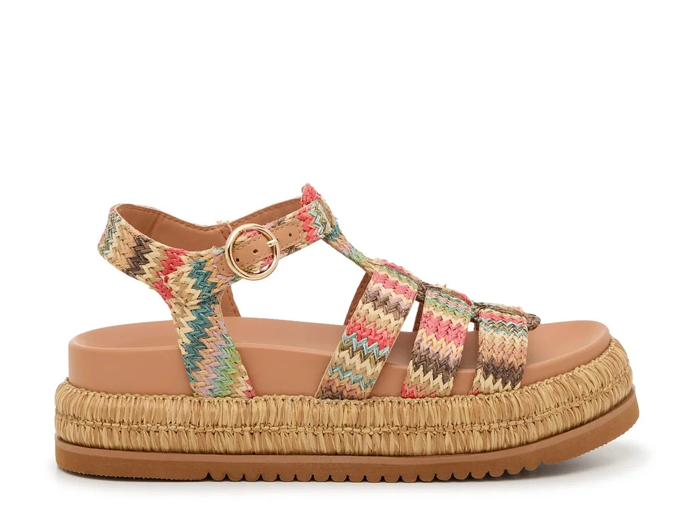 Deri Platform Sandal