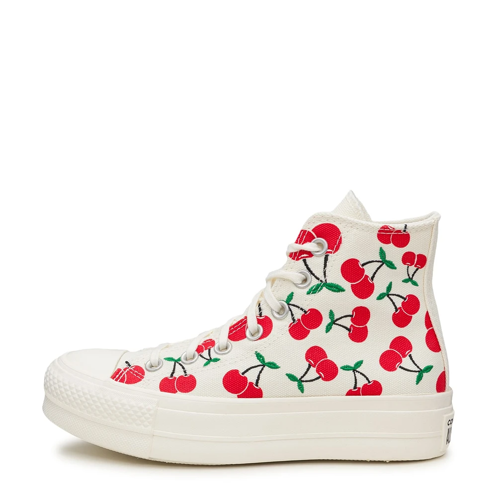 Women's Chuck Taylor All Star Lift Platform Cherries High-Top Sneaker