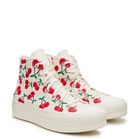 Women's Chuck Taylor All Star Lift Platform Cherries High-Top Sneaker