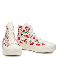 Women's Chuck Taylor All Star Lift Platform Cherries High-Top Sneaker