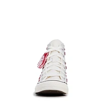 Chuck Taylor All Star Love Me White & Red High Top Shoes