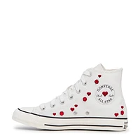 Chuck Taylor All Star Love Me White & Red High Top Shoes