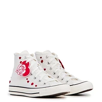 Chuck Taylor All Star Love Me White & Red High Top Shoes