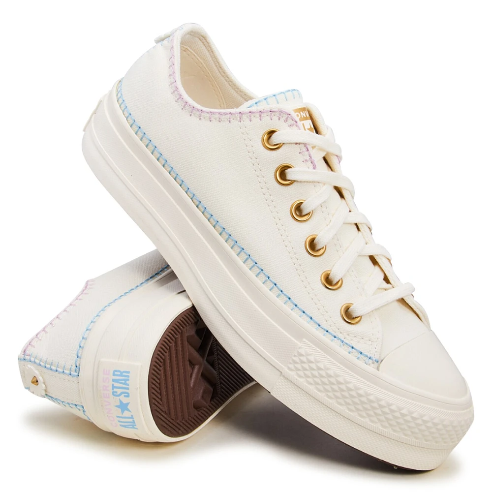 Women's Chuck Taylor All Star Lift Crafted Stitching Platform  Sneaker