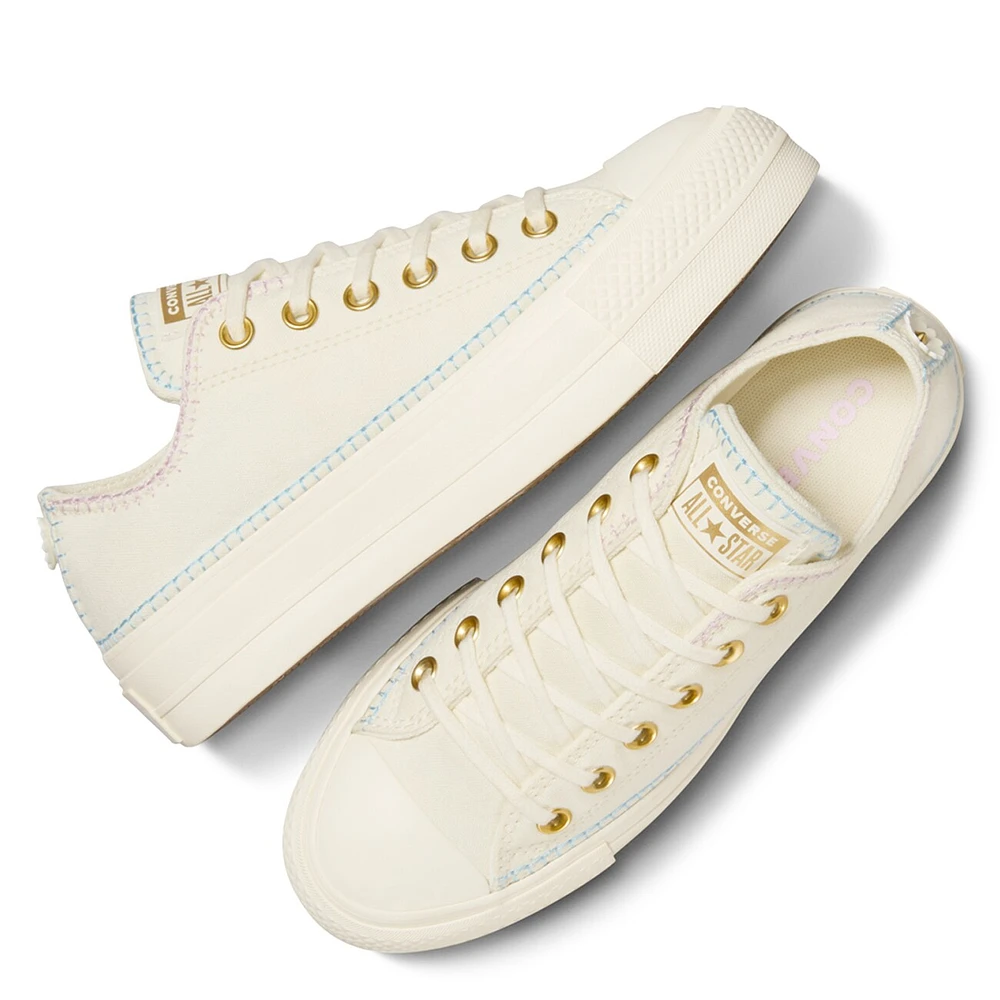 Women's Chuck Taylor All Star Lift Crafted Stitching Platform  Sneaker