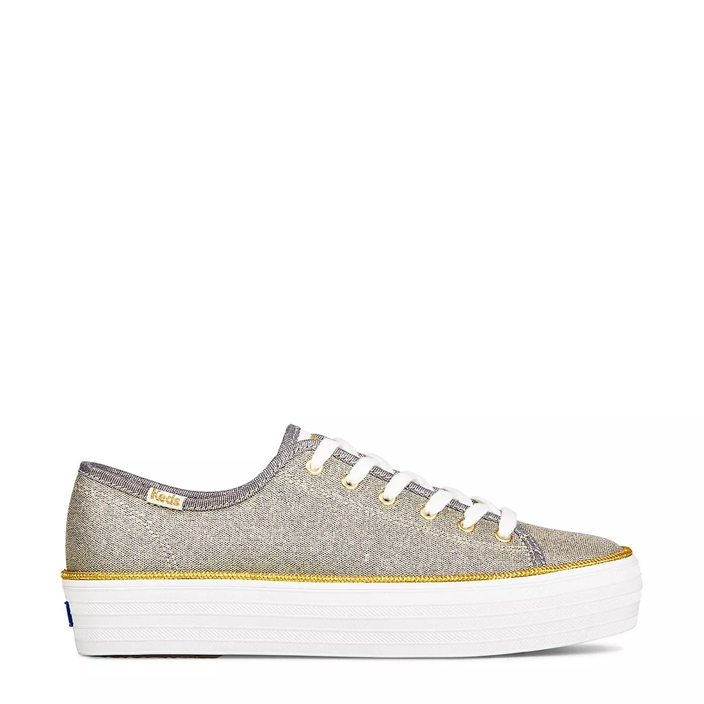 Women's Triple Kick Metallic Sneaker