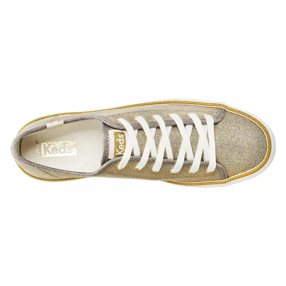 Women's Triple Kick Metallic Sneaker