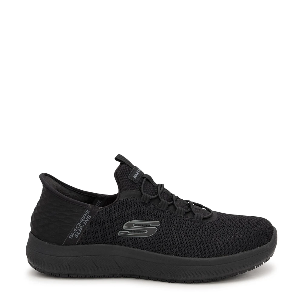 Men's Hands Free Slip-ins Work: Summits - Colsin Wide Width Slip-On Sneaker