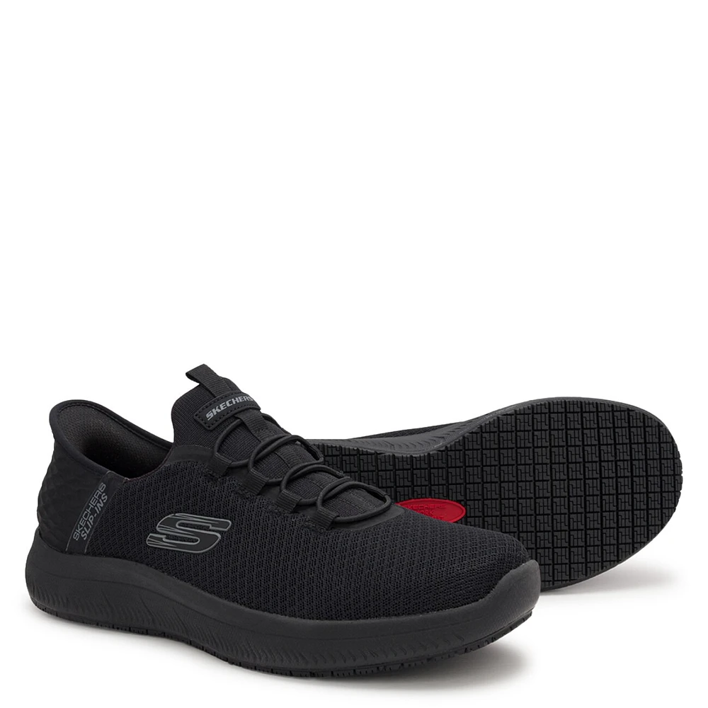 Men's Hands Free Slip-ins Work: Summits - Colsin Wide Width Slip-On Sneaker