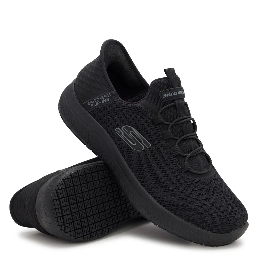 Men's Hands Free Slip-ins Work: Summits - Colsin Wide Width Slip-On Sneaker