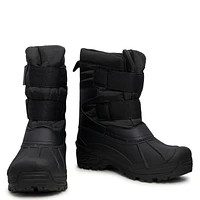 Men's Waterproof Double Strap Winter Boot