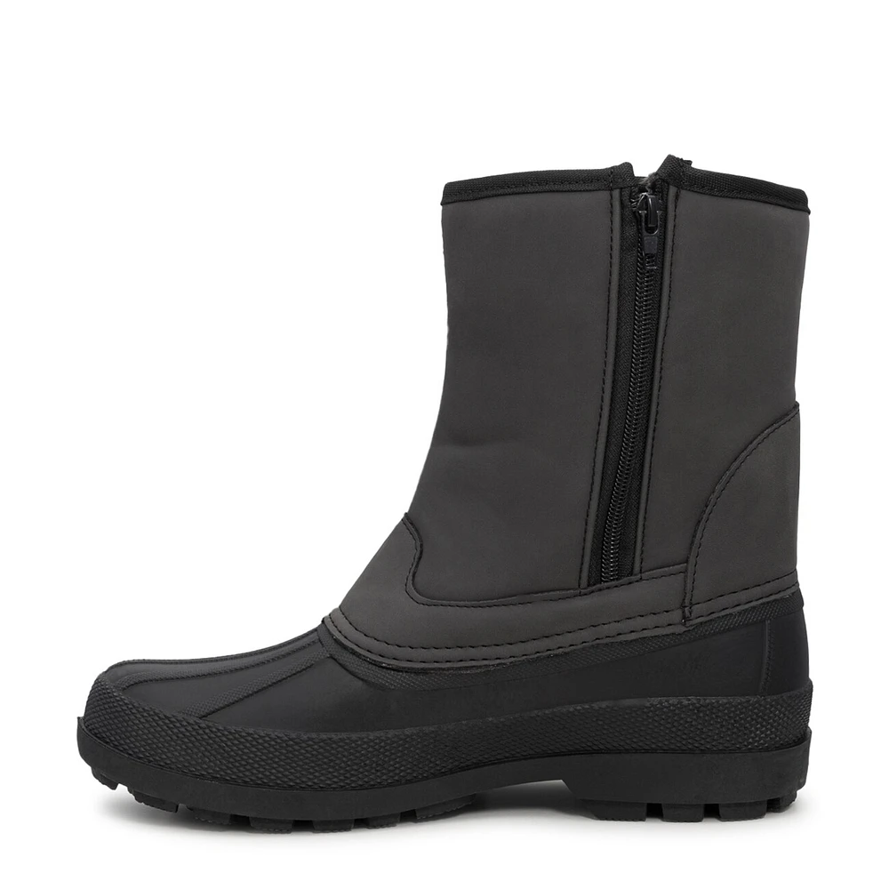 Men's Side Zip Waterproof Winter Boot