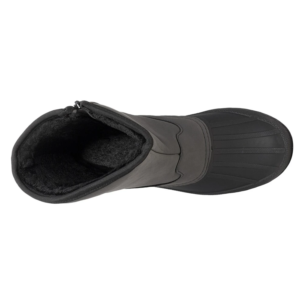 Men's Side Zip Waterproof Winter Boot