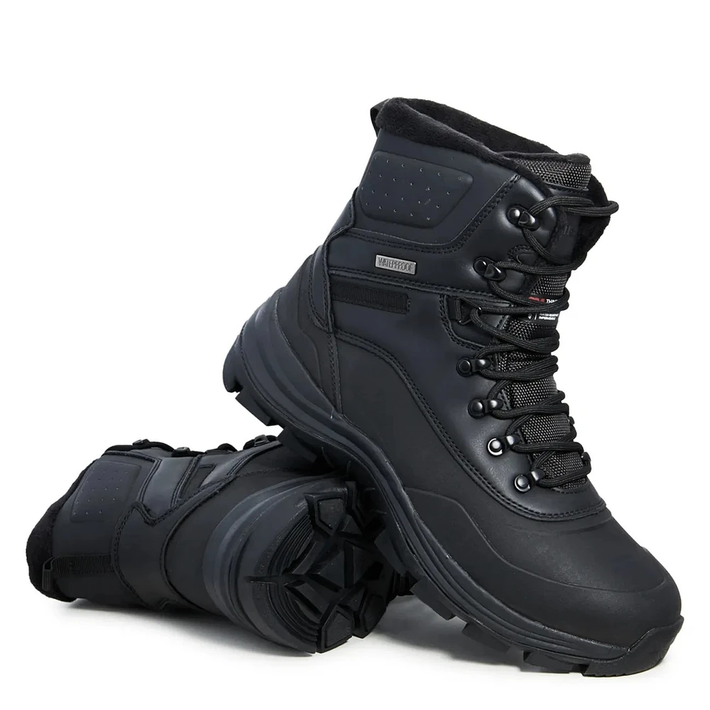 Men's Hurdle Ice Grip Waterproof Winter Boot