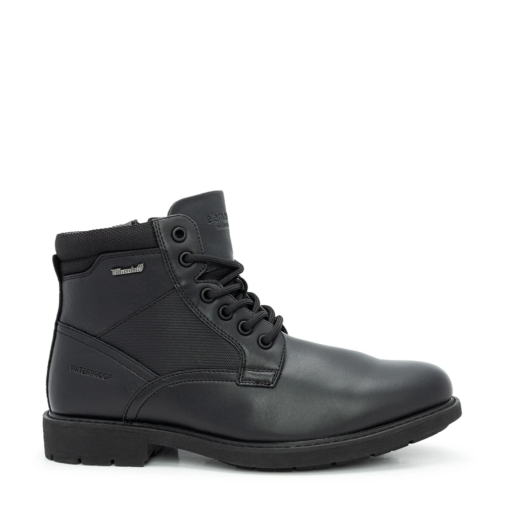 Men's Waterproof Lace-Up Winter Boot